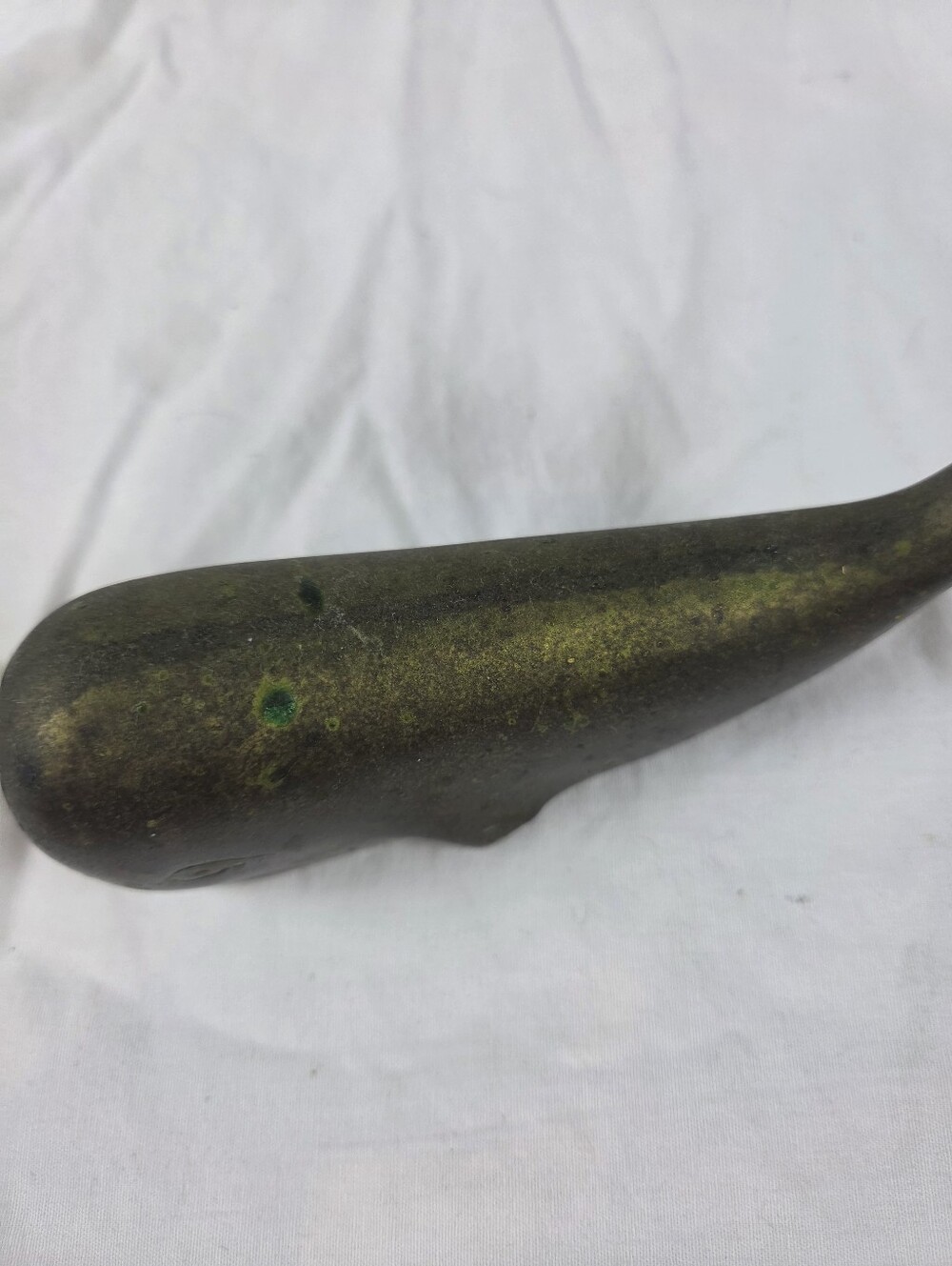 Vintage Brass Whale Figure - Picture 3 of 8